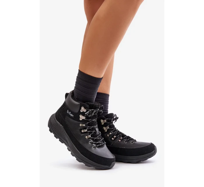 Dámské Lehká Traperová Obuv Na Zip Lee Cooper Černé Dámské Lehká Traperová Obuv Na Zip Lee Cooper Černé
