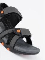 Designové sandály dámské šedo-stříbrné bez podpatku Designové sandály dámské šedo-stříbrné bez podpatku