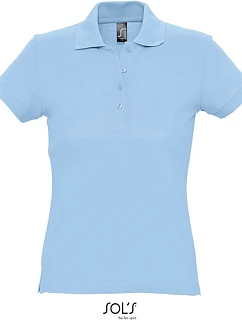 SOL'S Passion Dámské piqué polo 25.1338 sky blue