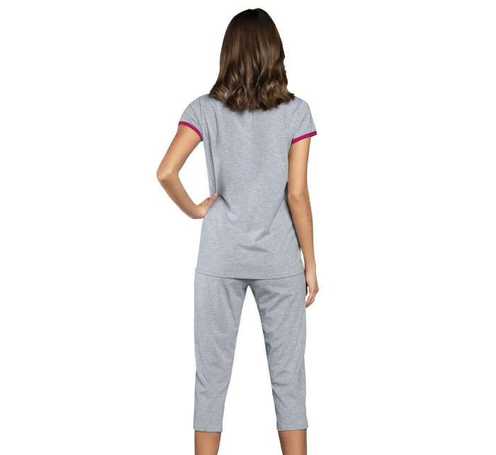 Italian Fashion Tabata cr.r. sp.3/4 barva: melange/amarantová