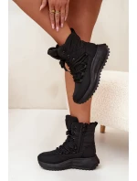 Dámské Sněhule Na Zip Big Star model 21706125 Černé - Big Star Shoes