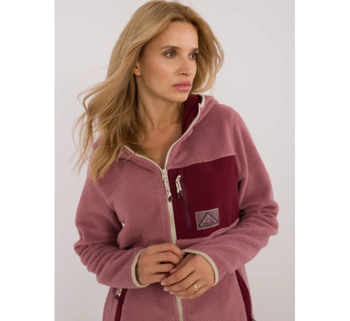 Mikina D20001M02671A3 tmavě růžová Mikina D20001M02671A3 tmavě růžová