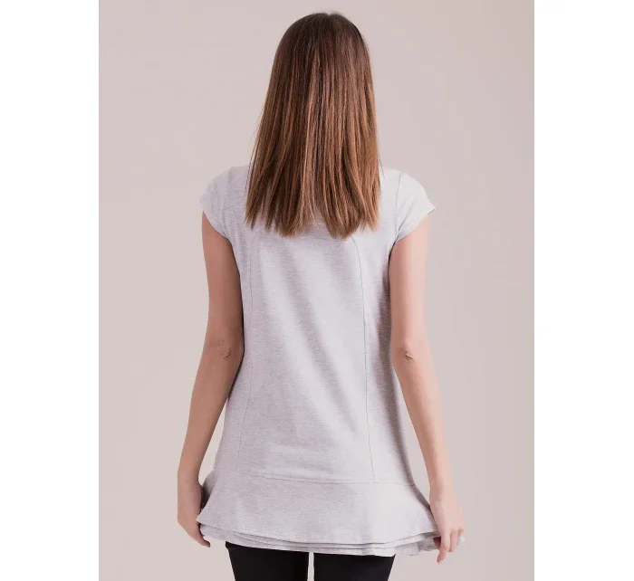 Tunika CZ SK model 14816977 světle šedá - FPrice