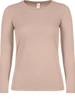 B&C #E150 LSL /women Dámské tričko s dlouhým rukávem 01.006T millennial pink