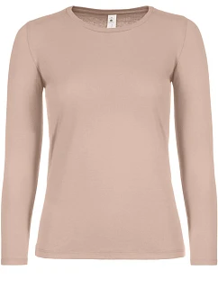 B&C #E150 LSL /women Dámské tričko s dlouhým rukávem pink model 22492614