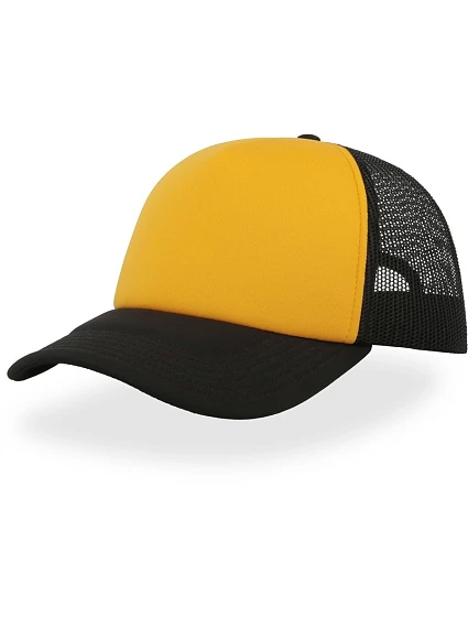 Atlantis Headwear Rapper 5 panelová síťovaná kšiltovka 33.2070 yellow/black Atlantis Headwear Rapper 5 panelová síťovaná kšiltovka 33.2070 yellow/black