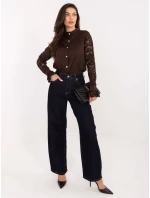 Koszula MI KS model 21776261 ciemny brązowy - FPrice Koszula MI KS model 21776261 ciemny brązowy - FPrice