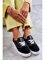 Dámské látkové tenisky Big Star KK274019 Černá Dámské látkové tenisky Big Star KK274019 Černá