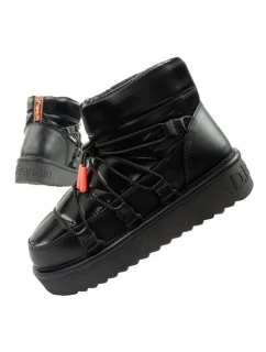 D.Franklin snow boots dámské zimní módní zateplené boty černé dámské