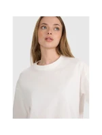 Dámské tričko oversize s potiskem 4F 4FRSS25TTSHF2692-11S Dámské tričko oversize s potiskem 4F 4FRSS25TTSHF2692-11S