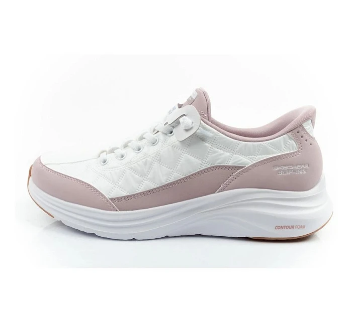 Dámská sportovní obuv Skechers Contour Foam white SLIP-INS comfortable dámské