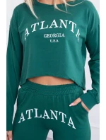 Atlanta tištěná sada zelená