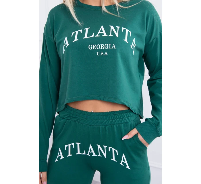 Atlanta tištěná sada zelená