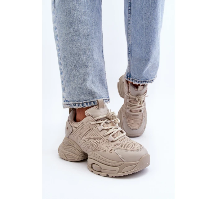 Sportovní Boty Na Masivní Platformě GOE LL2N4029 Bílá