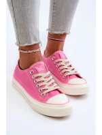Nízké dámské tenisky Big Star model 21654830 Růžové - Big Star Shoes Nízké dámské tenisky Big Star model 21654830 Růžové - Big Star Shoes