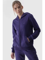 Dámská Mikina S Kapucí Rozepínací Bavlněná 4F Šedá 4FWMM00TSWSF1467-27M