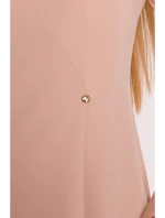 Dámské šaty   M876 béžové - Moe