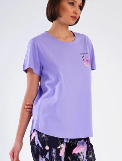 Dámské pyžamo kapri Flowers