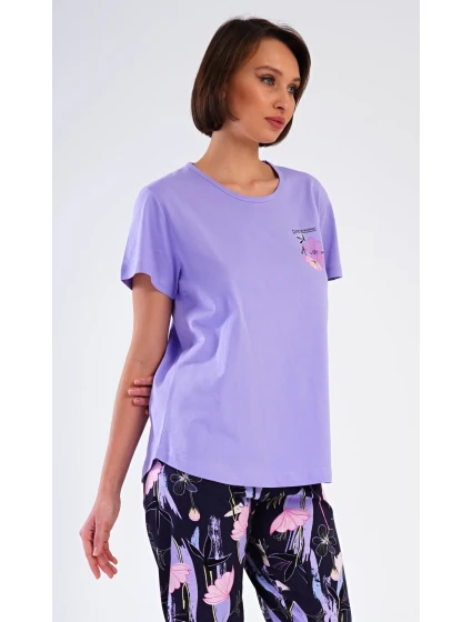 Dámské pyžamo kapri Flowers