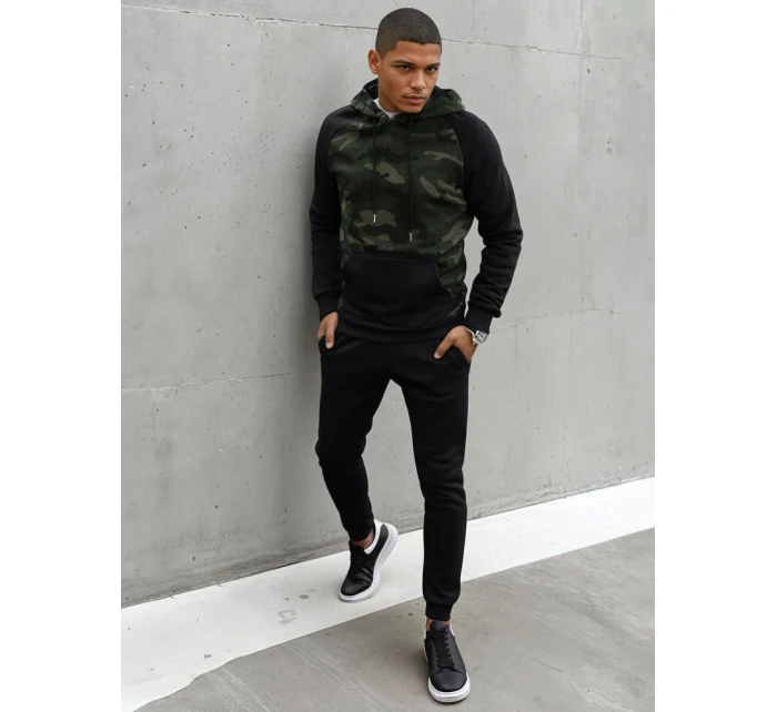 Pánská zelená mikina model 21966943 - Dstreet Pánská zelená mikina model 21966943 - Dstreet