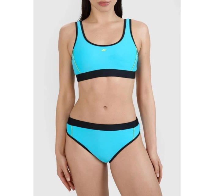Dámské bikiny se středně vysokým pasem 4F 4FWSS25UBKBF078-33S