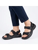 Pěnové sandály na suchý zip černé Big Star TT274A055 Pěnové sandály na suchý zip černé Big Star TT274A055