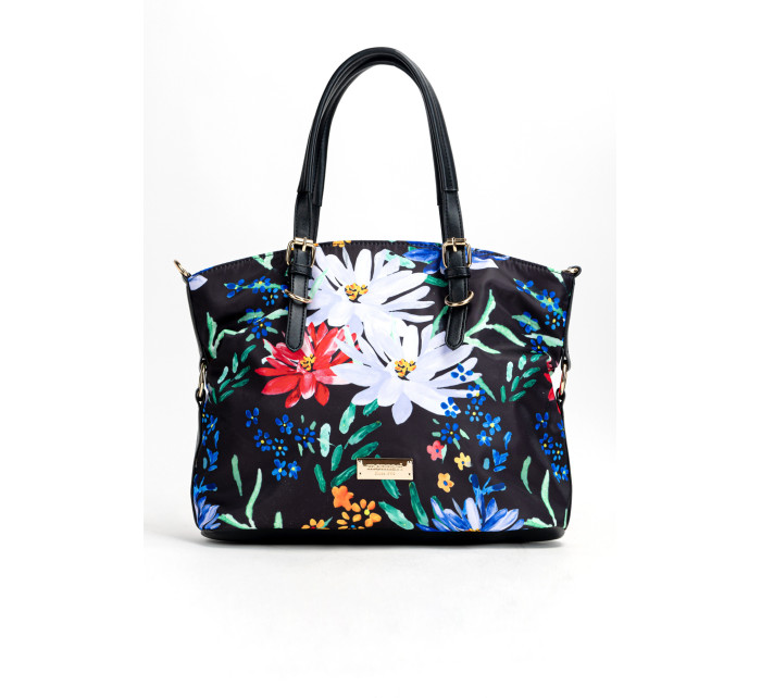Monnari Bags Dámská kabelka s květinovým vzorem Multi Black