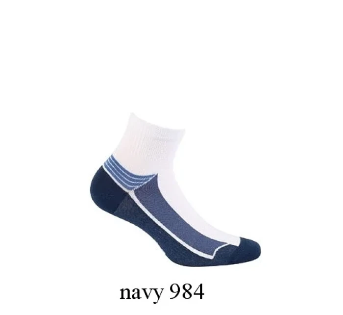 Pánské kotníkové ponožky Wola W 94.1N4 Ag+