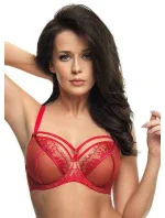 Měkká dámská podprsenka K model 8098783 Paradise červená - Gorsenia
