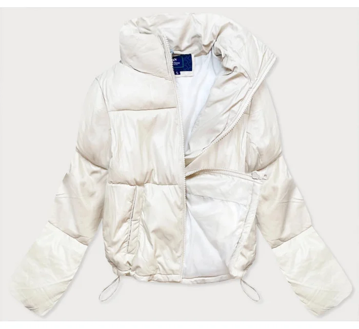 KRÓTKA KURTKA DAMSKA  ECRU model 21242559 - Ann Gissy