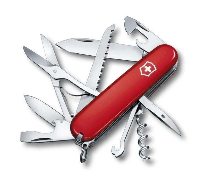 Kapesní nůž Victorinox Huntsman, 15f, 91 mm, červený Kapesní nůž Victorinox Huntsman, 15f, 91 mm, červený