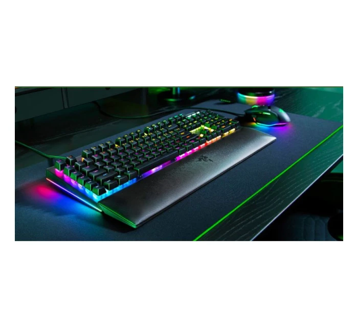 Mechanická herní klávesnice Razer BlackWidow V4 X, žluté spínače, americké rozložení, drátová, černá Razer Mechanická herní klávesnice Razer BlackWidow V4 X, žluté spínače, americké rozložení, drátová, černá Razer