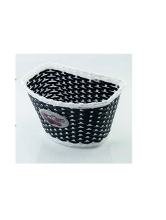 Košík na kolo - plastový přední černý pro děti