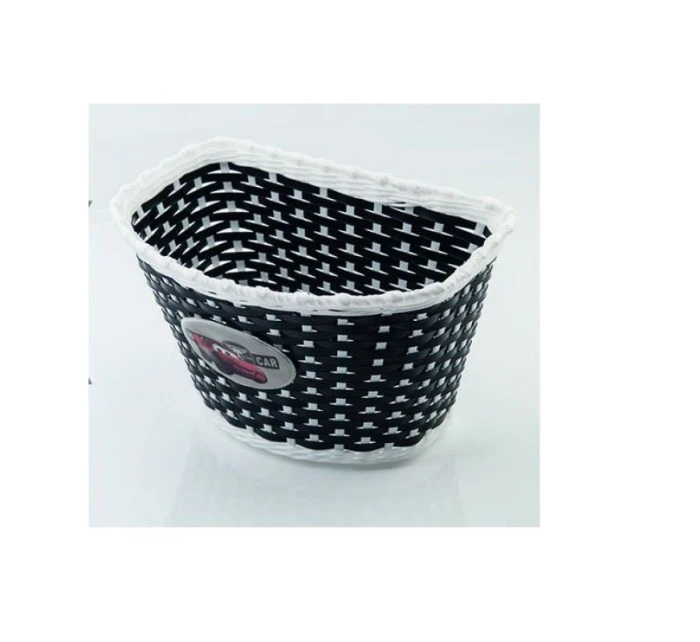 Košík na kolo - plastový přední černý pro děti