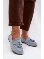 Dámské mokasíny s podrážkou a modré model 21919076 - Boto Dámské mokasíny s podrážkou a modré model 21919076 - Boto