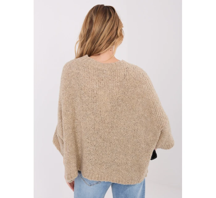 Sweter CH SW model 21782465 beżowy - FPrice Sweter CH SW model 21782465 beżowy - FPrice