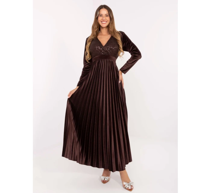 Sukienka IT SK model 21441157 ciemny brązowy - FPrice
