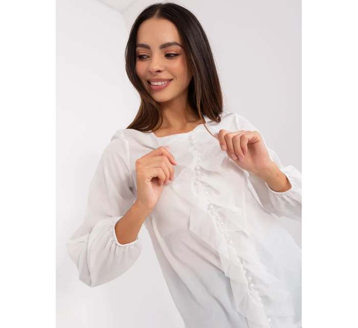 Bluzka LK BZ model 18865941 ecru - FPrice Bluzka LK BZ model 18865941 ecru - FPrice