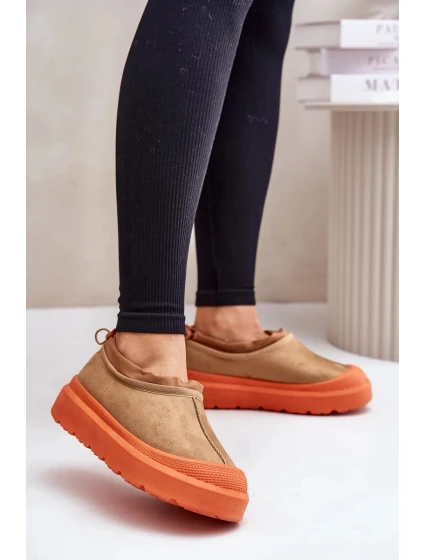 Dámské sněhule na platformě s nízkou holenní částí Camel Izamine