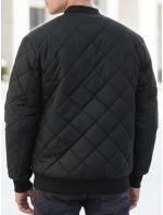 Pánská prošívaná bunda bomber černá TX2215