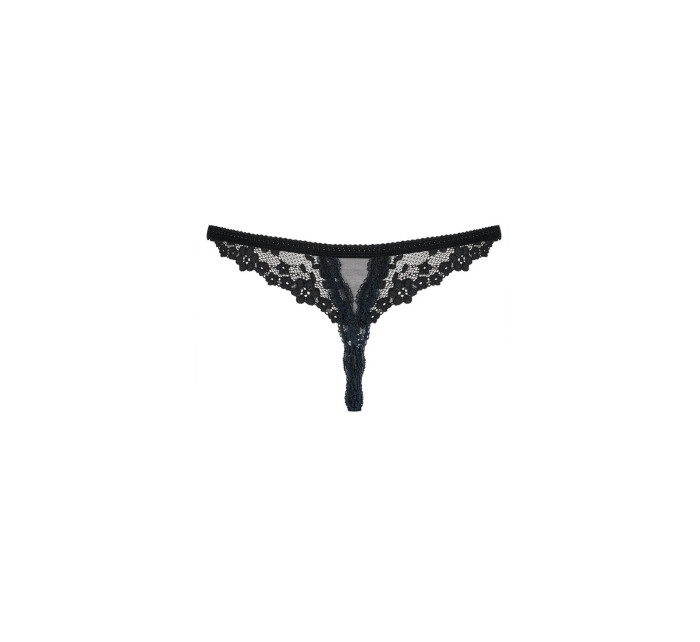 Erotická tanga Letica crotchless thong - OBSESSIVE