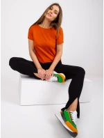 T shirt RV TS model 21275305 ciemny pomarańczowy - FPrice T shirt RV TS model 21275305 ciemny pomarańczowy - FPrice