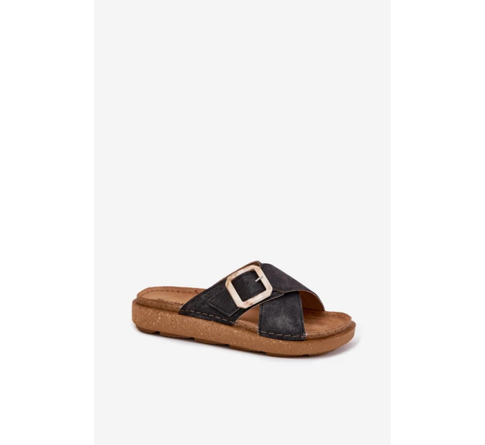 Pantofle model 215683 Step in style Pantofle model 215683 Step in style