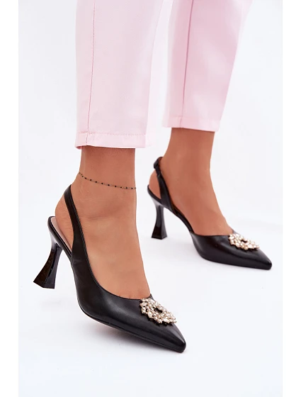 Sandály na podpatku  model 226501 Step in style