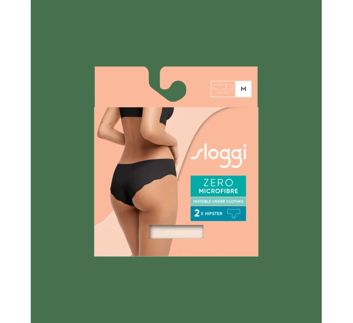 Dámské kalhotky ZERO Microfibre 2.0 Hipster 2P - ANGORA - sv.růžová 6308 - SLOGGI