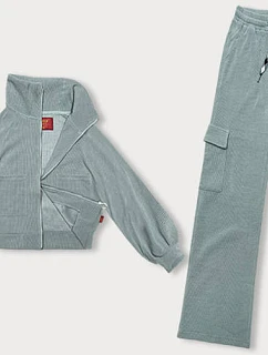 Casual komplet v mátové barvě s kalhotami typu cargo model 22551000 - LHD