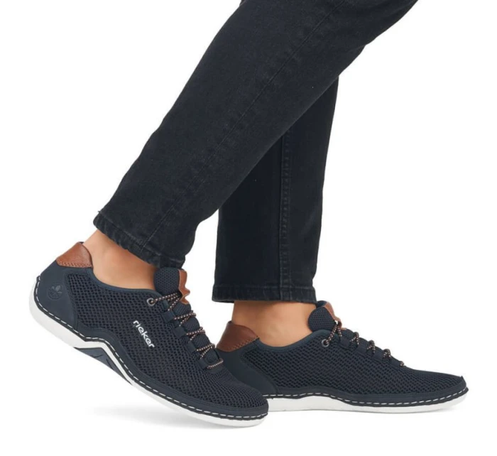 Pohodlné polobotky Rieker M RKR666 navy blue