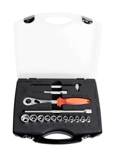 Sada nástrčných klíčů UNIOR 1/4'' v krabici