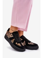 Dámské Tenisky S Vzorem Na Platformě Černé model 21689453 - Boto Dámské Tenisky S Vzorem Na Platformě Černé model 21689453 - Boto