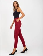 Spodnie LK SP model 21468349 bordowy - FPrice Spodnie LK SP model 21468349 bordowy - FPrice